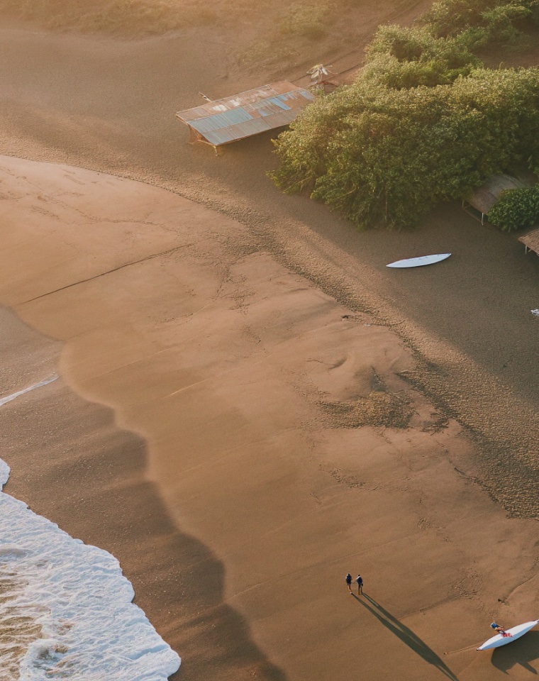 Surfing in Costa Rica