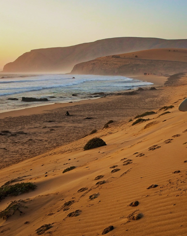 Surfing in Morocco